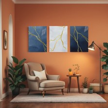 Cozy Co:temperli Cam Üçlü Set Tablo, Tablo, Üçlü Tablo, Uv Baskı, Cam Tablo, 3’lü Set, CUT002