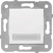 Karre/meridian Beyaz Işıklı Etiketli Zil 24V Çabuk Bağlantı Mekanizma ve Düğme/kapak