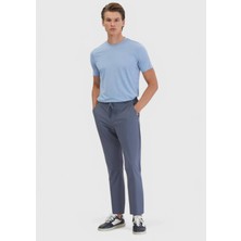 Mavi Düz Dokuma Jogging Fit Casual Pantolon