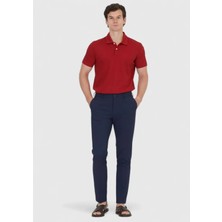Lacivert Düz Dokuma Jogging Fit Casual Pantolon