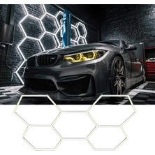 Ledx AL-RW7226 Altıgen Petek 240W Beyaz LED Armatür Garaj Dekoratif Aydınlatma
