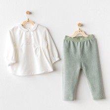 Andywawa Kız Bebek Takım 2'li Set Velvet Cute Bear Friends AC25134