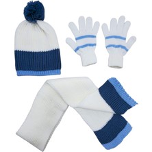 Erkek Çocuk Bere, Atkı ve Eldiven 3’lü Kışlık Set (4-8 Yaş)