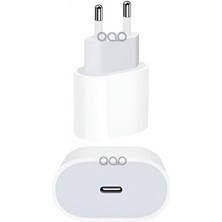 Teknohane 25W Beyaz Usb-C Hızlı Şarj Adaptörü Iphone 11-12-13 14 15 Uyumlu Hızlı Şarj 25 Watt