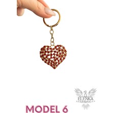 Paslanmaz Çelik Kristal Taşlı Anahtarlık Modelleri