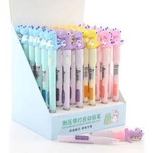 07 Uçlu Ledli Dinazor Tasarımlı Kalem