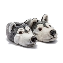 Siberia Erkek Hayvanlı Panduf Gri 41/46