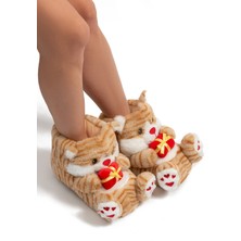 Cati Kadın Hayvanlı Panduf Açık Bej 36/41