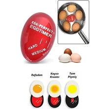 Renk Değiştiren Yumurta Zamanlayıcı Yumurta Haşlama Derecesi Dublör Yumurta Pişirme Aleti Egg Timer