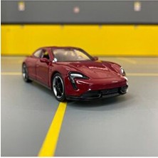 Porsche Taycan Turbo S 1/36 Ölçek Diecast Metal Model Araba Oyunca Araba