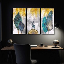 Cozy Co:temperli Cam Üçlü Set Tablo, Tablo, Üçlü Tablo, Uv Baskı, Cam Tablo, 3’lü Set, CUT003