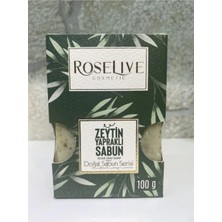 Roselive Doğal Zeytin Yapraklı Sabun 3 Adet x 100 gr