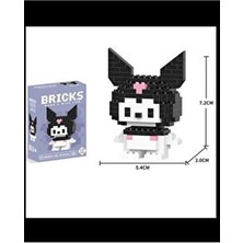Belirtilmemiş Bricks Sanrio Kuromi 3D Yapboz Puzzle 151 Parça Eğlenceli Yapı Oyuncakları 14+ Yaş Aralığı İçin