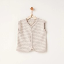 Andywawa AC26221 Casual Yelek Beige