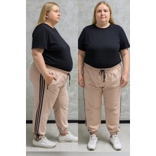 BYN-2225-BATTAL Beden 2 Iplik Bayan Eşofman