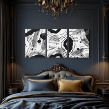 Cozy Co:temperli Cam Üçlü Set Tablo, Tablo, Üçlü Tablo, Uv Baskı, Cam Tablo, 3’lü Set, CUT013