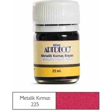 Artdeco 25 ml Metalik Kumaş Boyası Kırmızı 11A-225