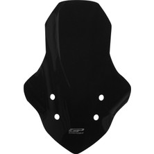 Gp Kompozit Mondial Strada 125 2023-2025 Uyumlu Baskılı Ön Cam Siyah 58 cm