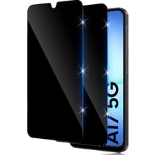 Samsung Galaxy A17 Hayalet Ekran Koruyucu Kırılmaz Cam Tam Kaplar Temperli Privacy Glass