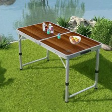 Taşınabilir Kalınlaştırılmış Alüminyum Alaşımlı Katlanır Kamp Masası - Kamp ve Outdoor Için Hafif ve Dayanıklı