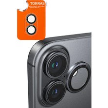 Torras Apple iPhone 17 Lensguard Ar Anti Glare Kamera Lens Koruyucu - Siyah
