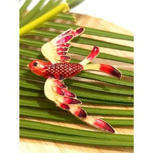 Monalisa Home Kıllangıç Kuş  Figürlü Broş