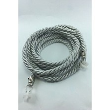 Halis Ticaret Kruvaze Perde Tül Fon Toplama Aparatı Halat Kordon Braçol 300CM Metal Uçlu 1 Adet