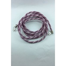 Halis Ticaret Tkruvaze Perde Tül Fon Toplama Aparatı Halat Kordon Braçol 300CM Metal Uçlu 1 Adet