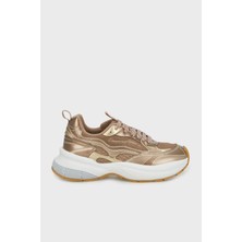 Emporio Armani  Logolu Metalik Detaylı Kalın Taban Sneaker Ayakkabı Bayan Ayakkabı EW003056 AF19766 M6203