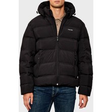 Calvin Klein Suya Dayanıklı Regular Fit Çıkarılabilir Kapüşonlu Şişme Mont LV04LD517GUB1 Erkek Mont LV04LD517G Ub1