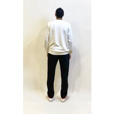 Süperlife Erkek Bisiklet Yaka Rahat Kalıp 3 Iplik Kalın Californıa Baskılı Swetashırt SPR24SW28