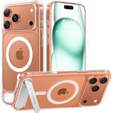 Torras Apple iPhone 17 Pro P Stand Serisi Magsafe Kılıf - Şeffaf