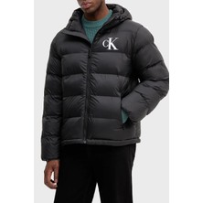 Calvin Klein Kapitoneli Regular Fit Kapüşonlu Yaka Şişme Mont LV04RD528GUB1 Erkek Mont LV04RD528G Ub1