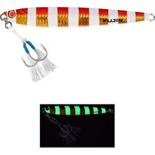 Fujin Valhalla Darksea 80GR Metal Jig Yem - MT09 Pink Gold Zebra Glow