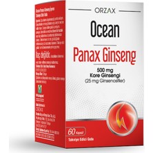 Seddar Collection Ocean Panax Ginseng 500 Mg 60 Kapsül