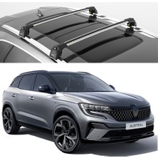 Turtle Air-2 Silver Kit Renault Austral Suv için Tavan Ara Atkı Seti , Renk Gri