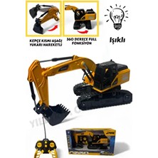 Uzaktan Kumandalı Full Fonksiyon Şarjlı Işıklı Kepçe 360 Derece Dönen Kepçe Model Kazıcı