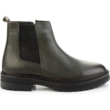 Haki Hakiki Deri Erkek Bot & Bootie E02594401240
