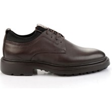 Kahve Hakiki Deri Erkek Klasik Ayakkabı E01054202503