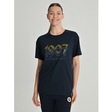 Fenerbahçe Sports Club Kadın Trıbun T 40 Beden Siyah Renkli Modern Tasarım