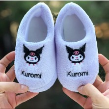Kız Çocuk Kuromi Panduf Anaokulu Ev Kreş Ayakkabısı
