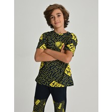 Çocuk Kolej Fenerbahçe Pattern Tshırt