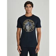 Erkek Trıbun Varak Logolu Tshırt