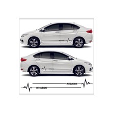 Mıtsubıshı Carısma Için Özel Yeni Uyumlu Aksesuar Yan Şerit Oto Ritim Özel Yeni Sticker