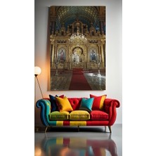 Özkacar Group Kilise Manzara Ev Duvar Salon Güzellik Salonu Ofis Dükkan Dekarasyon Kanvas Tablo