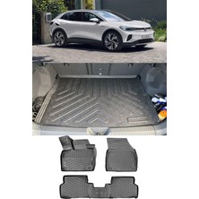 Rizline Volkswagen Id.4  Elektrikli 3D Havuzlu Paspas ve Üst Bagaj Havuzu Set