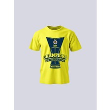 Basket Şampiyonluk Kupa Sarı Tshırt Ç