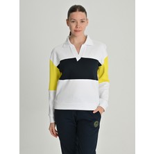 Kadın Trıbun Üç Renkli Polo