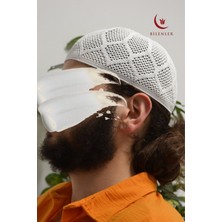 Erkek Örme Takke | Hac ve Umre Için Ideal Nefes Alabilir Standart Beden Takke (5 Adet)