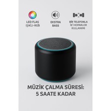 Realme 12 Uyumlu Kompakt Bluetooth Hoparlör – Uzun Pil Ömrü (5 Saat) | Kablosuz Hoparlör